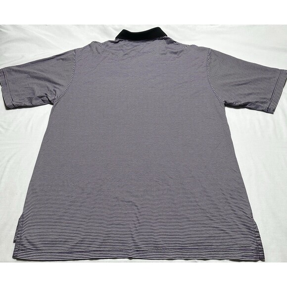 Bonita Bay Club Peter Millar Polo Golf Men’s Large Striped Mercerized Cotton - Picture 5 of 8